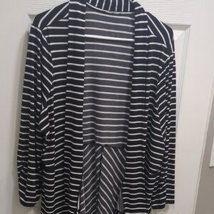 Striped Black and White Women's Sweater